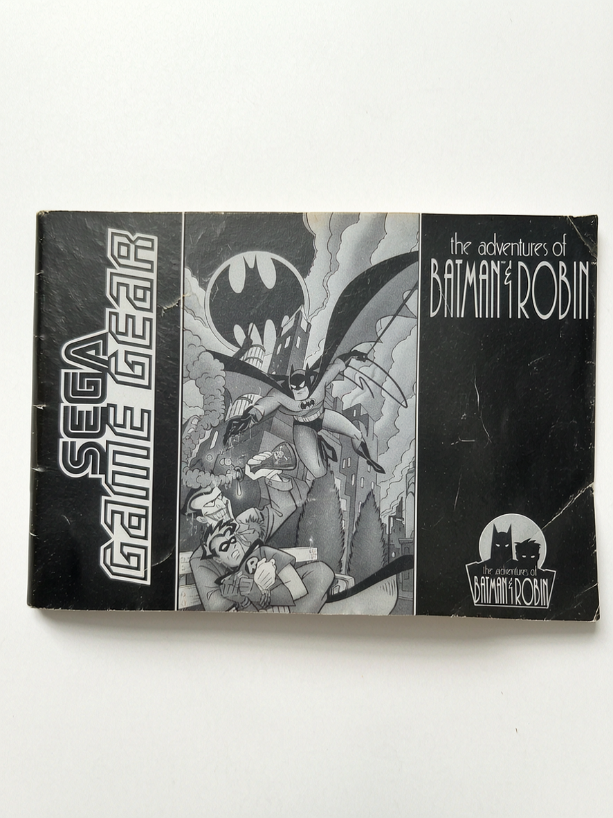 Notice Batman L'aventure de Batman & Robin Game Gear