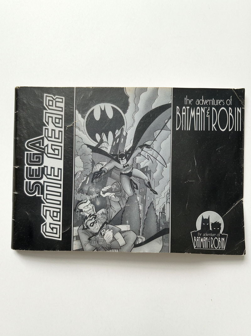 Notice Batman L'aventure de Batman & Robin Game Gear