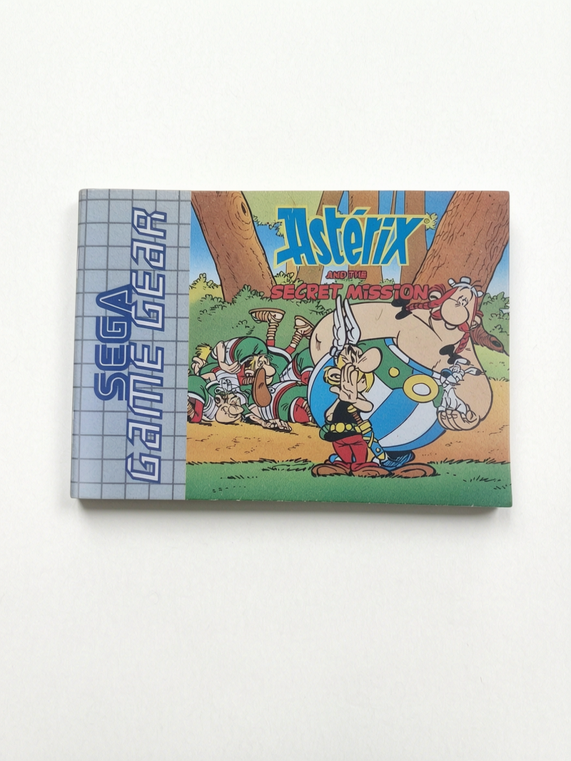 Notice Astérix and the Secret Mission Game Gear
