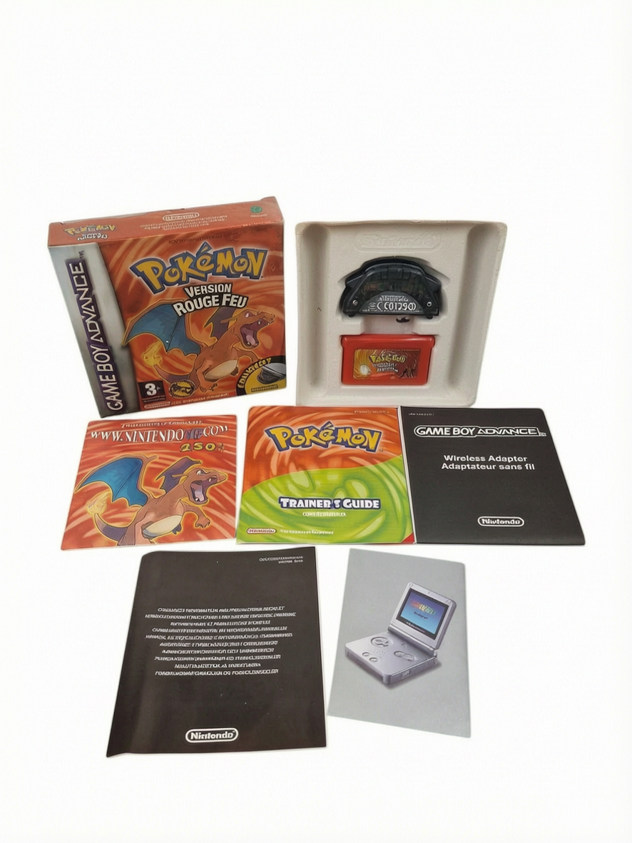 Pokémon Rouge Feu Game Boy Advance Complet FRA