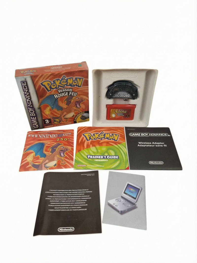 Pokémon Rouge Feu Game Boy Advance Complet FRA
