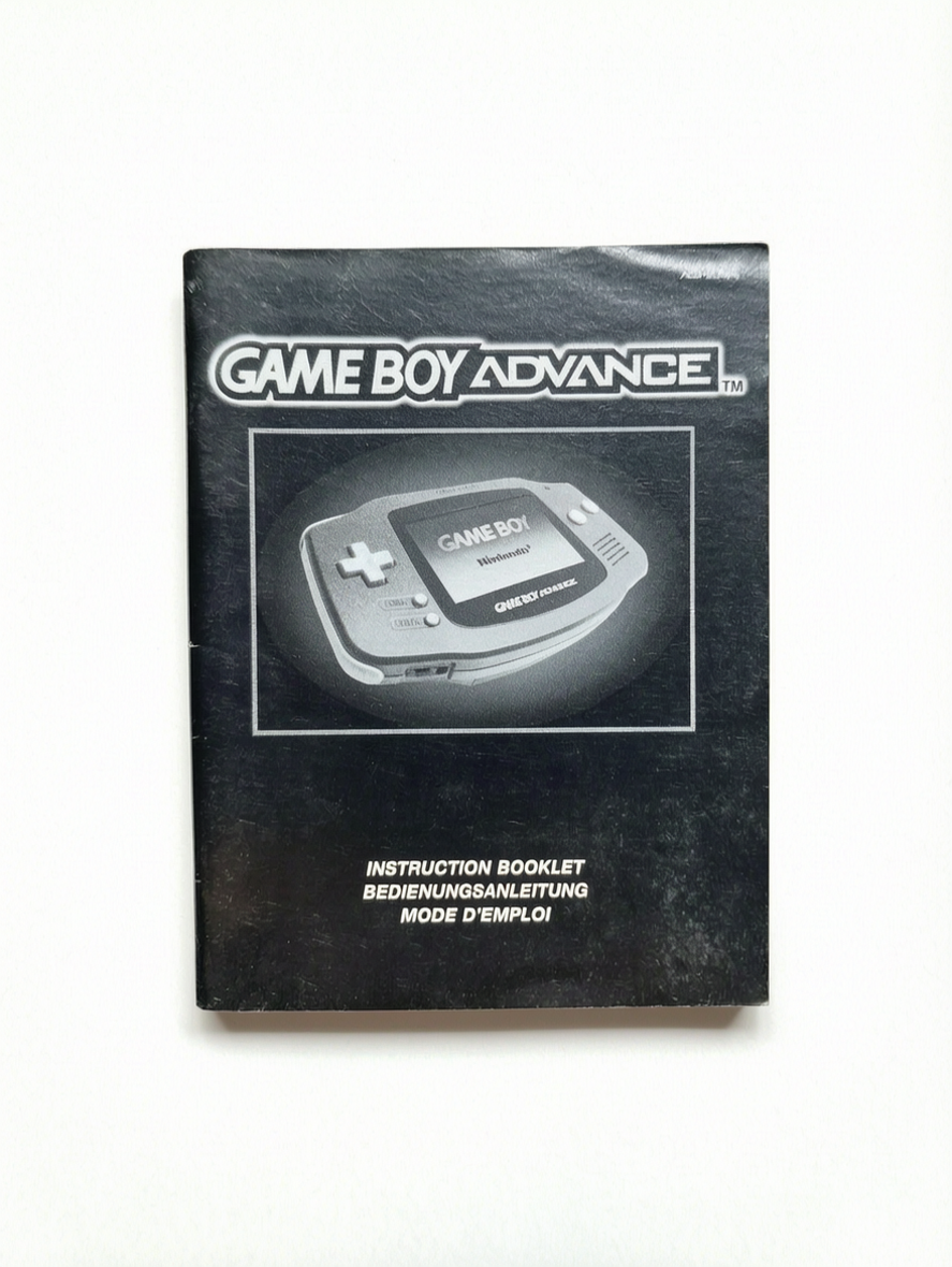 Notice Console Game Boy Advance
