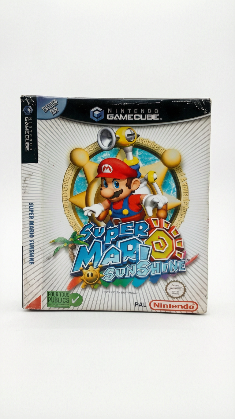 Jaquette Super Mario Sunshine GameCube