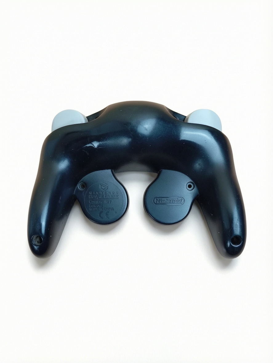 Coque Arrière Manette Noire GameCube