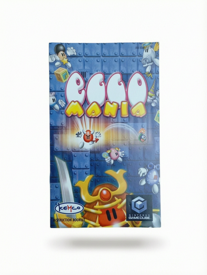 Notice Eggo Mania GameCube