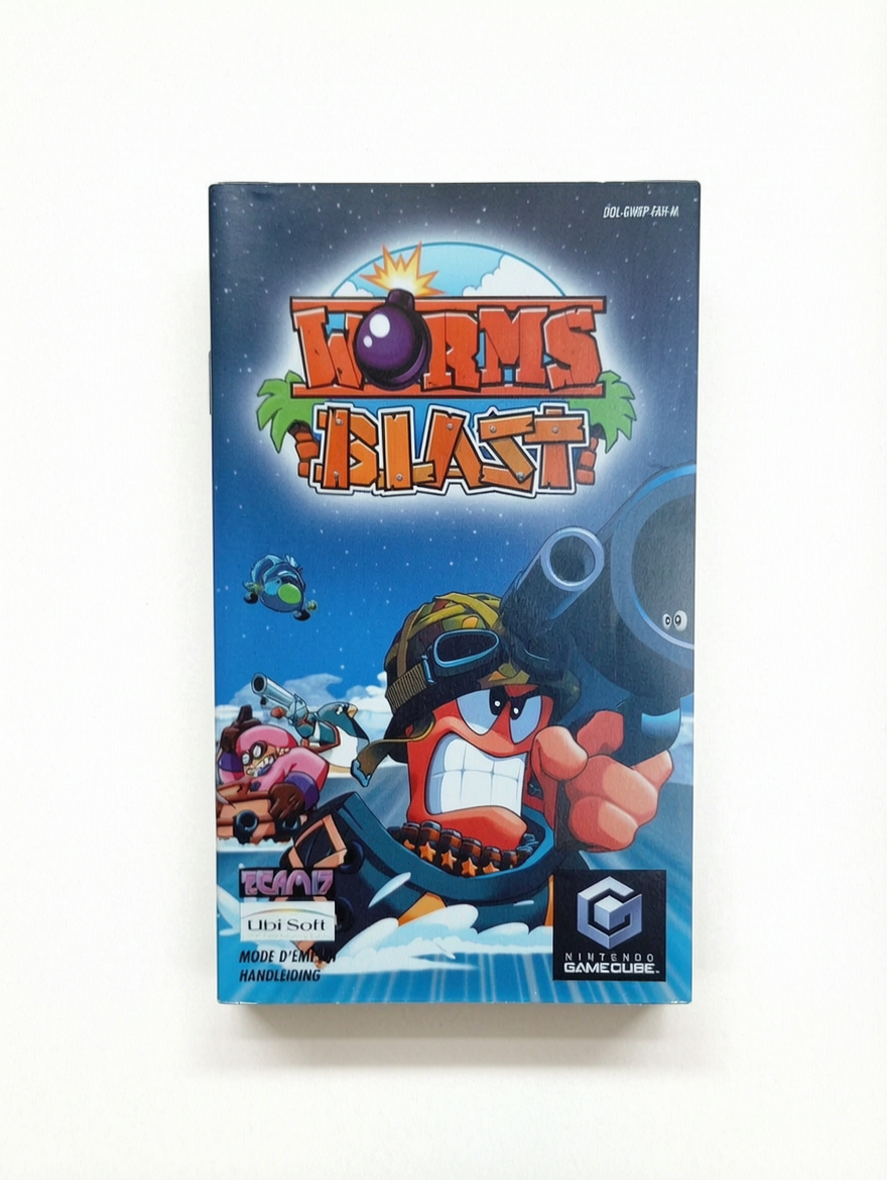 Notice Worms Blast GameCube
