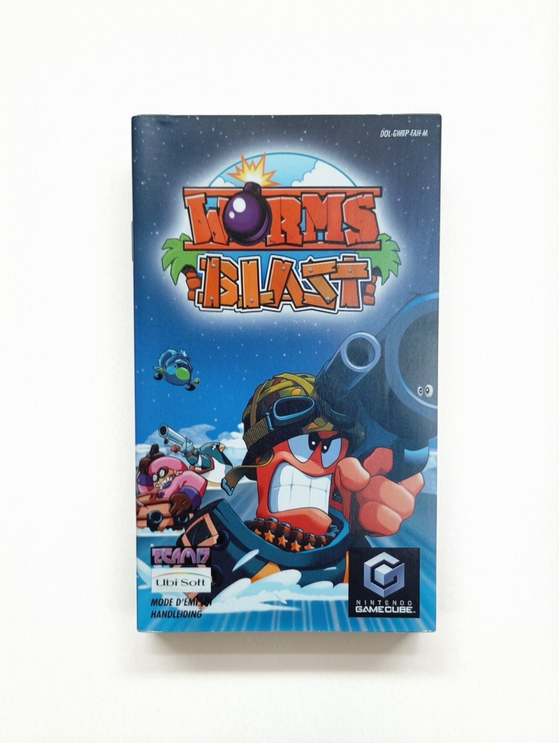Notice Worms Blast GameCube