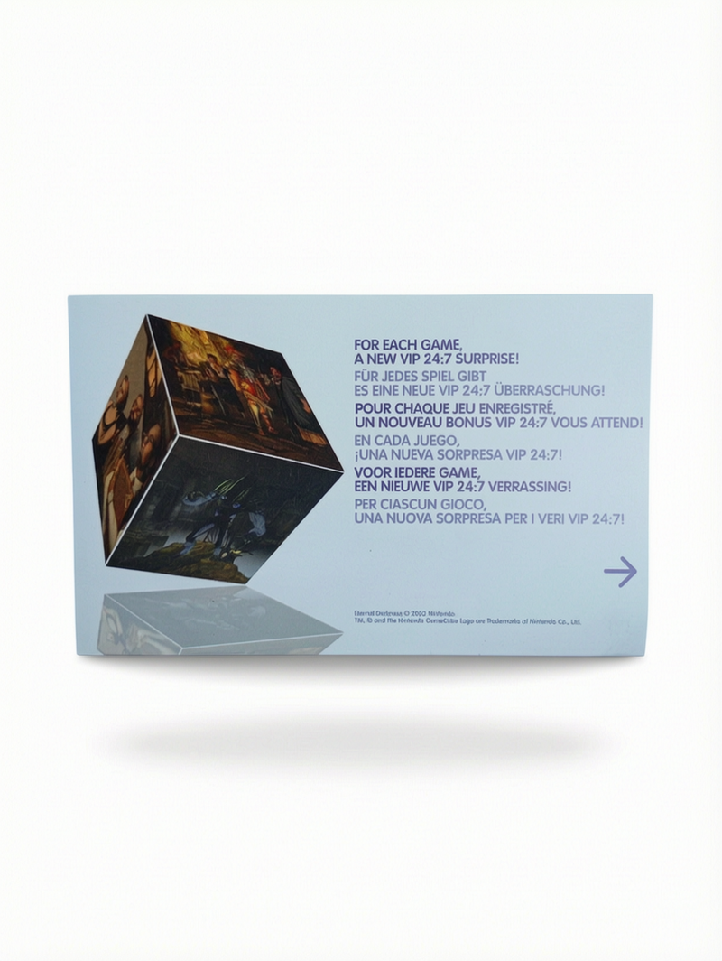 Carte VIP Eternal Darkness GameCube