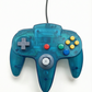 Manette Bleue Transparent Nintendo 64 (N64)
