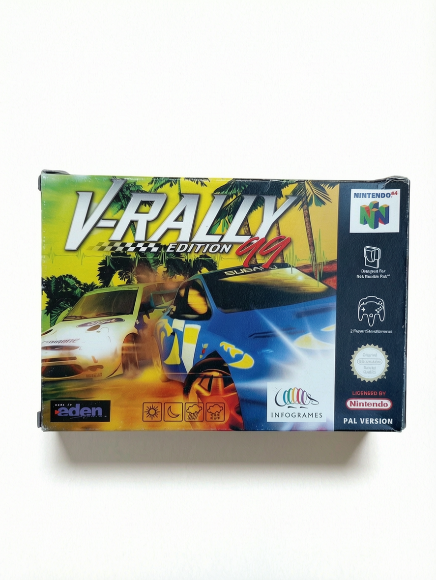 V-Rally 99 en boîte