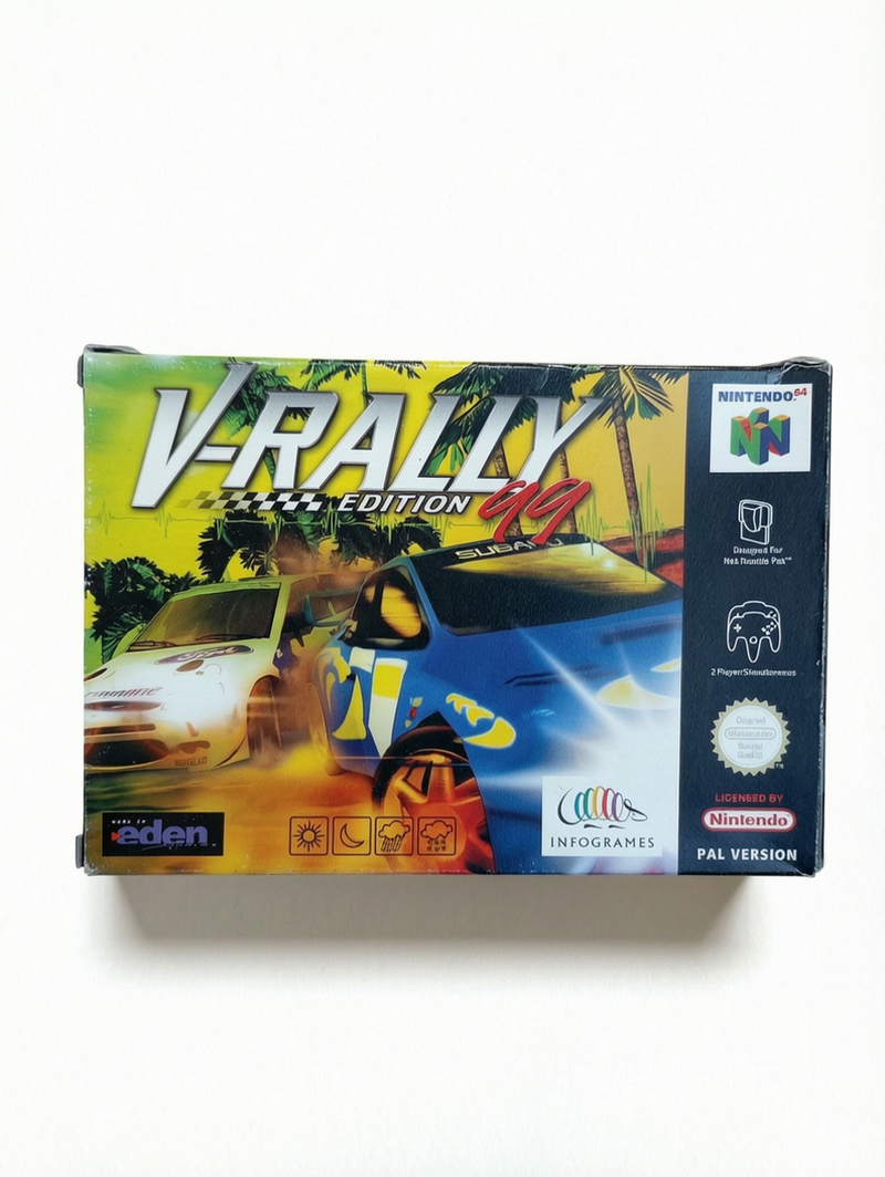 V-Rally 99 en boîte