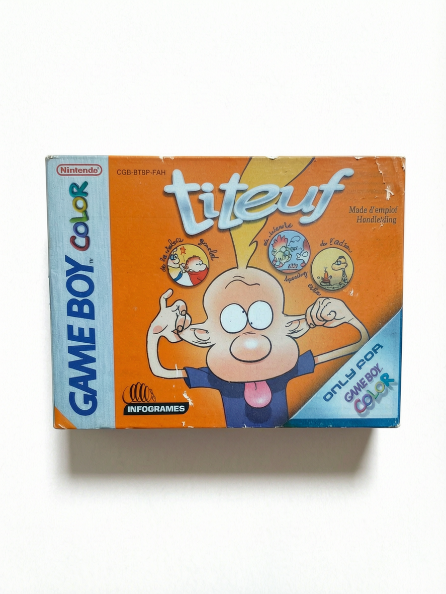 Notice Titeuf Game Boy Advance
