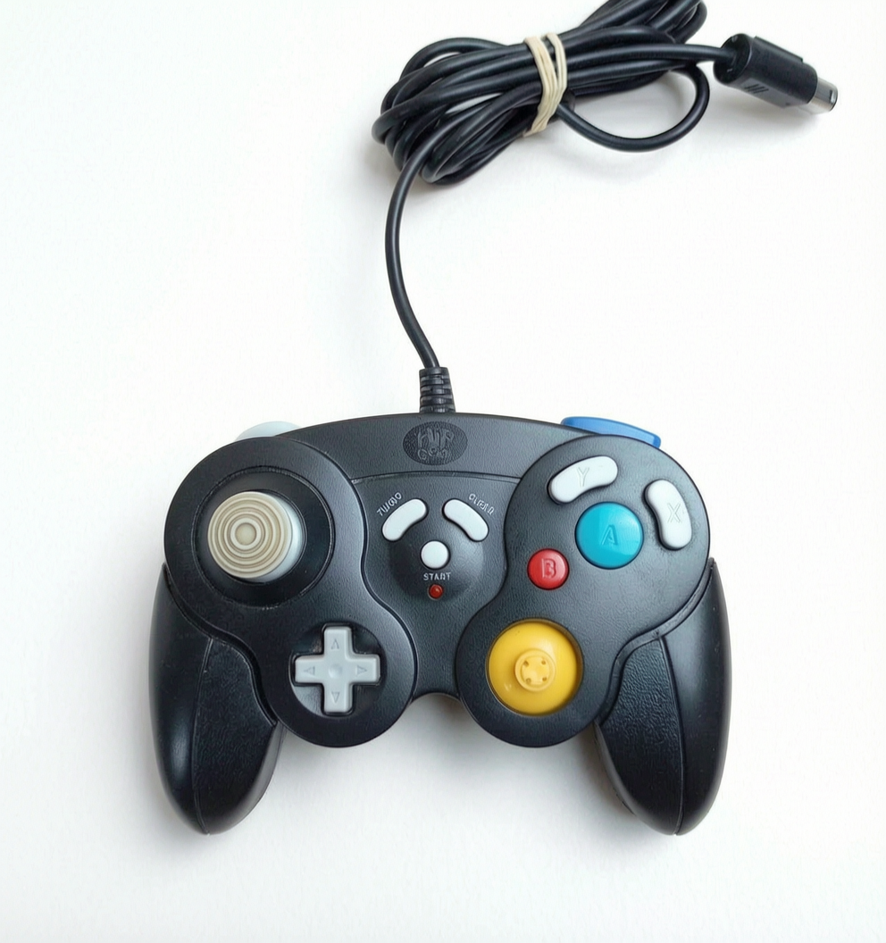 Manette Noire GameCube Non officielle (joueur)