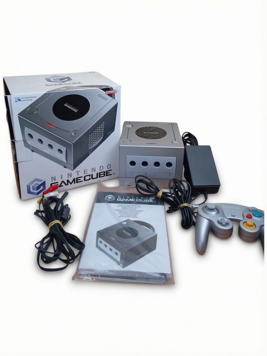 Console Grise Gamecube en boîte
