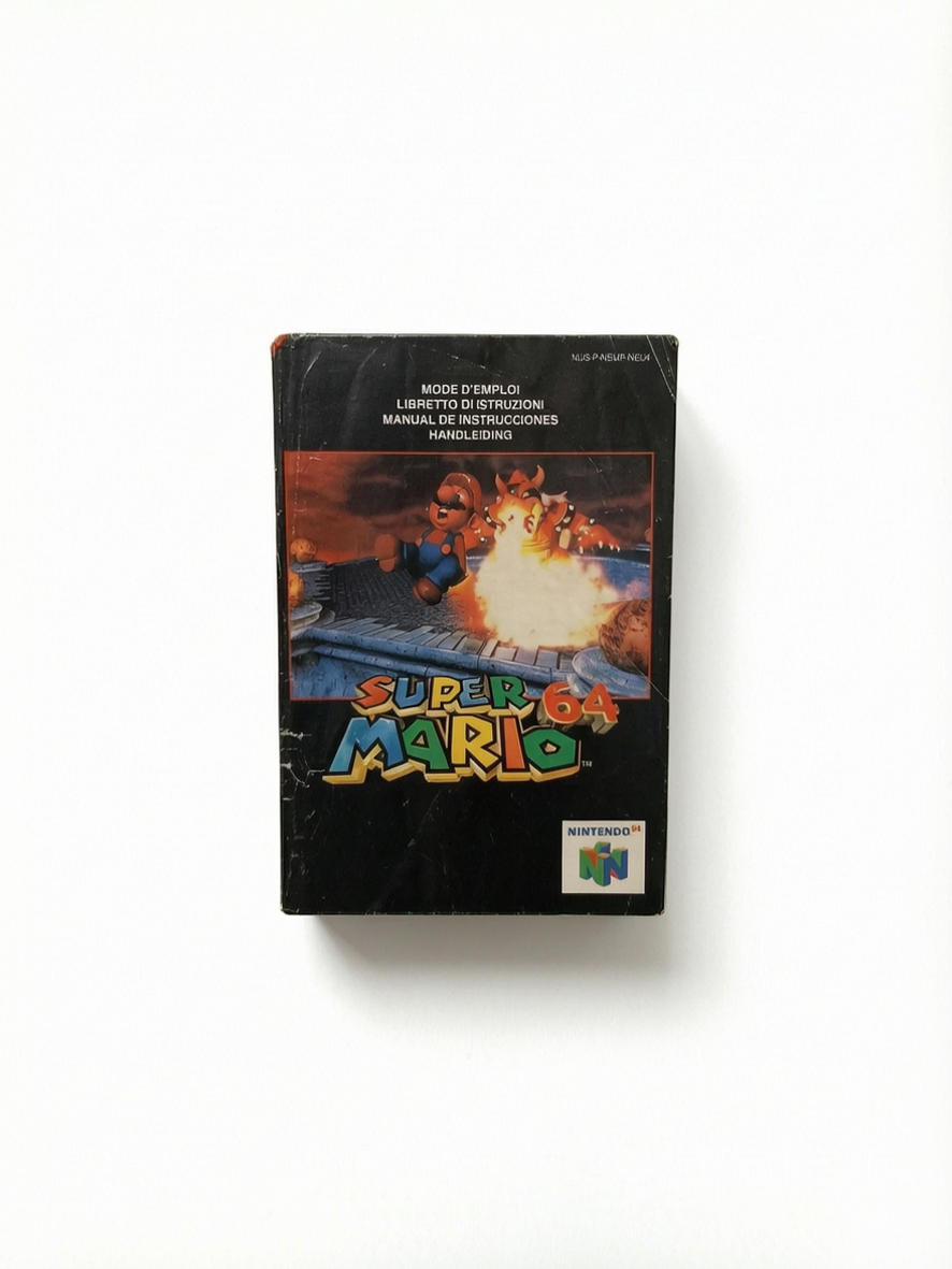 Notice Super Mario 64