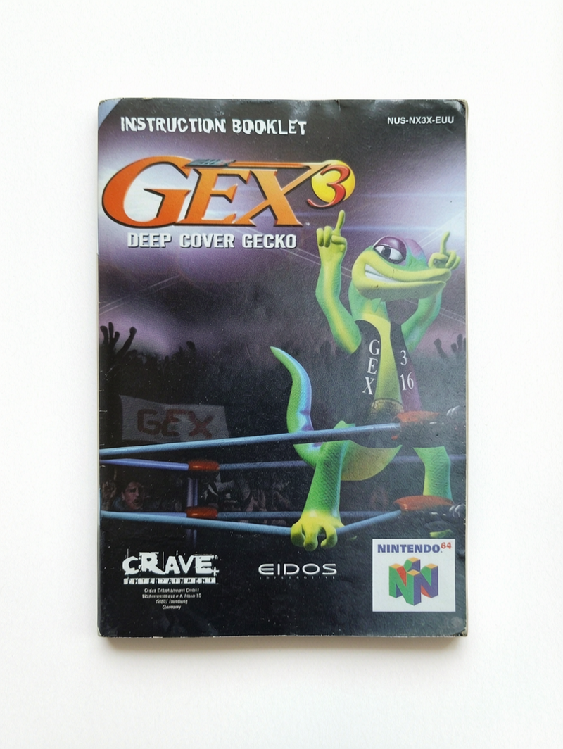 Notice Nintendo 64 : Gex 3 Deep Gecko