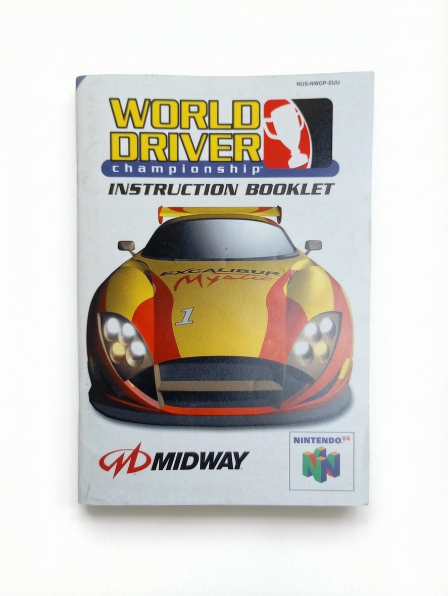 Notice Nintendo 64 : World Driver