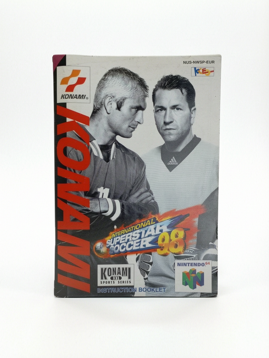 Notice Nintendo 64 : International Superstar Soccer 98 - ISS 98