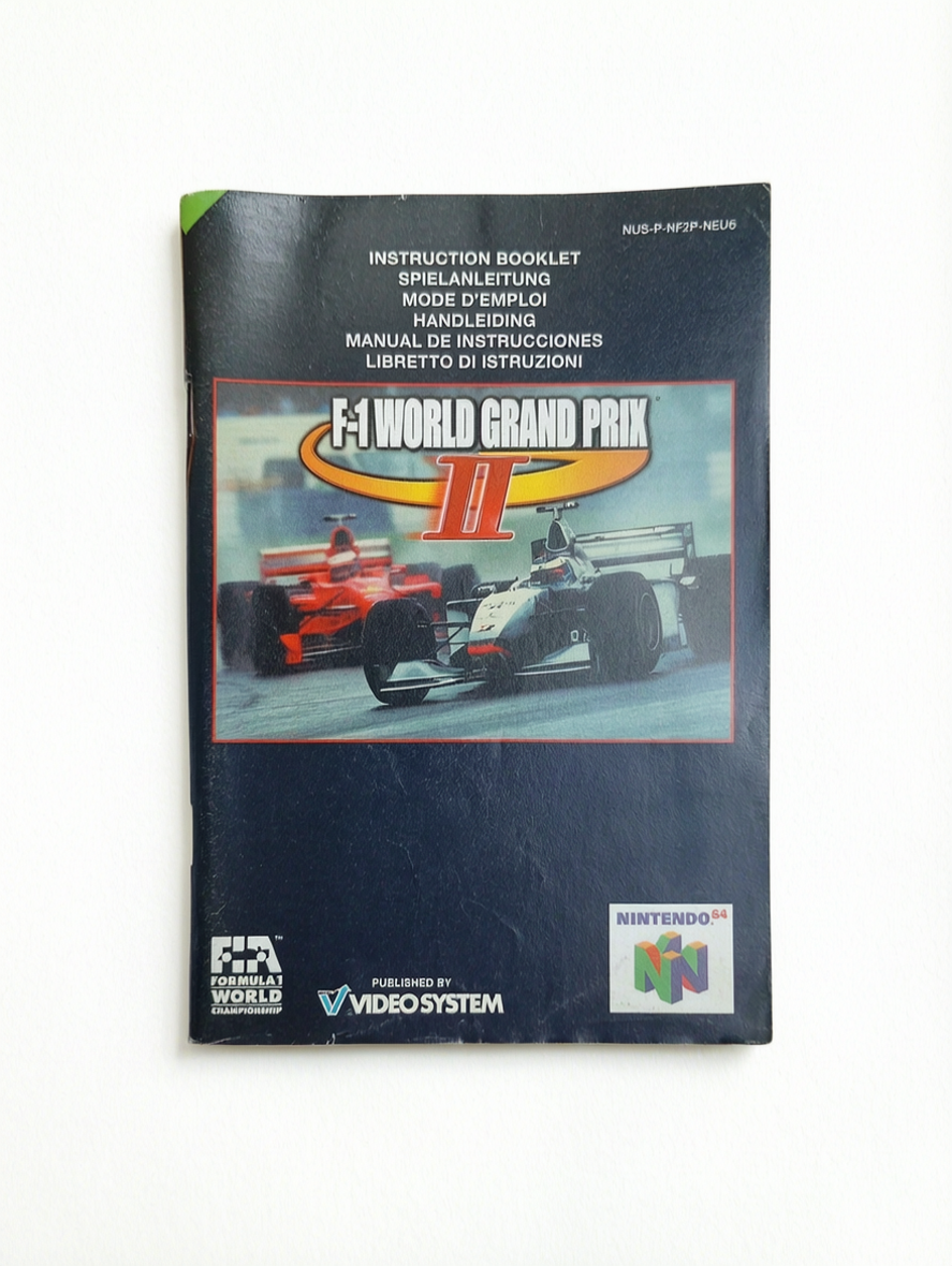 Notice Nintendo 64 : F-1 World Grand Prix II