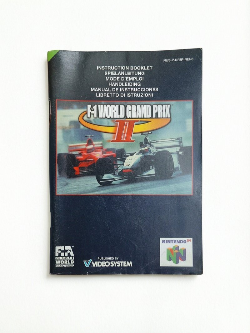 Notice Nintendo 64 : F-1 World Grand Prix II