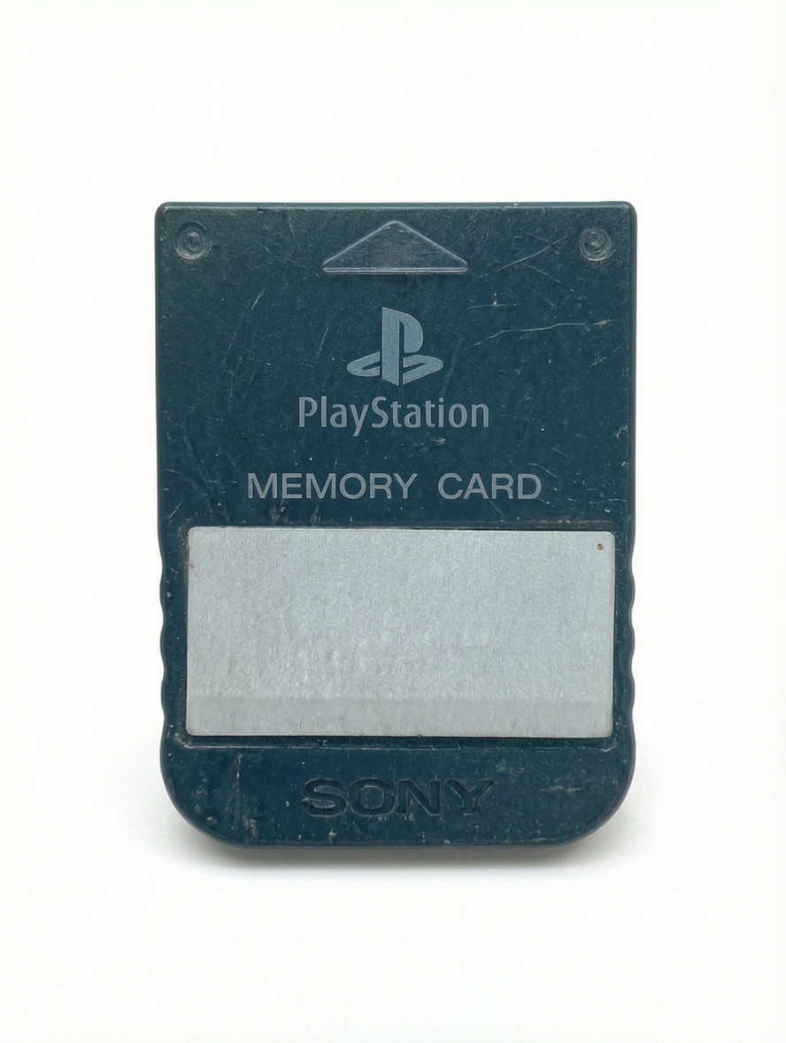 Carte Mémoire Noire Playstation 1 (PS1)