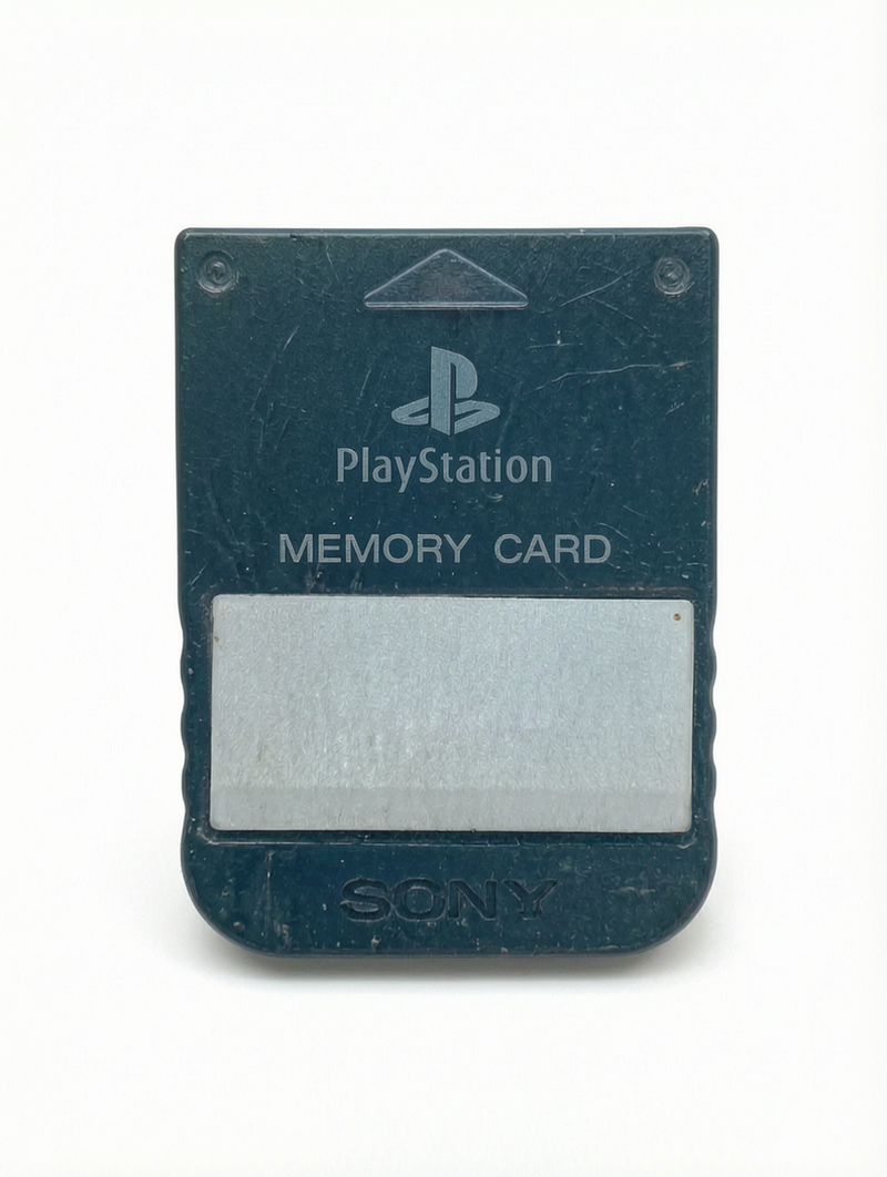 Carte Mémoire Noire Playstation 1 (PS1)