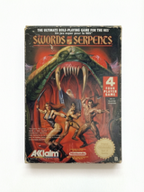 Swords And Serpents NES en boîte