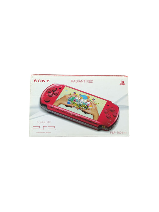 Sony PSP Slim & Lite 3004 Radiant Red en boîte édition spéciale