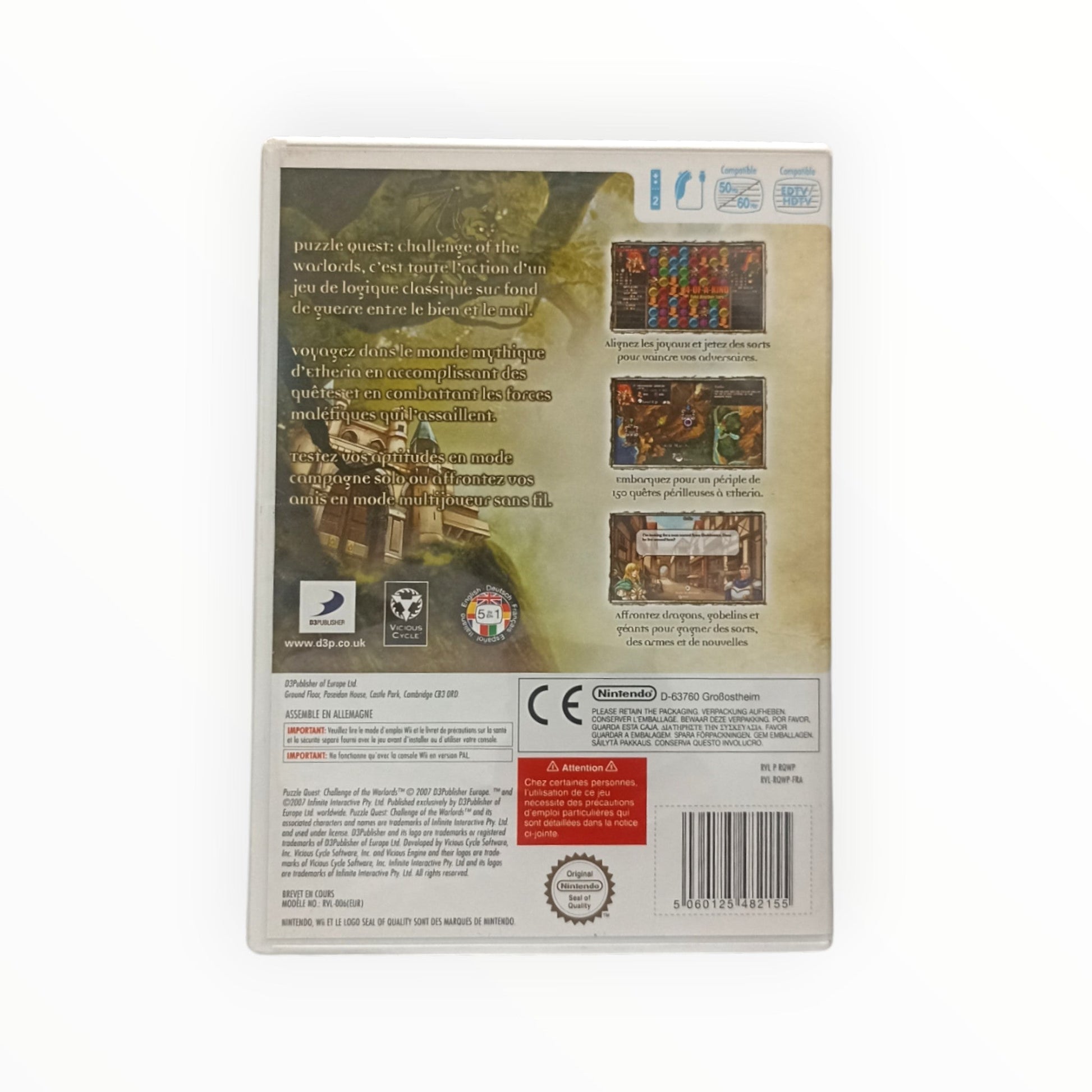 Puzzle Quest : Challenge of the Warlords WII - Masaru