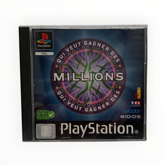 Jeu Qui veut gagner des Millions complet pour PlayStation 1 version PAL FR