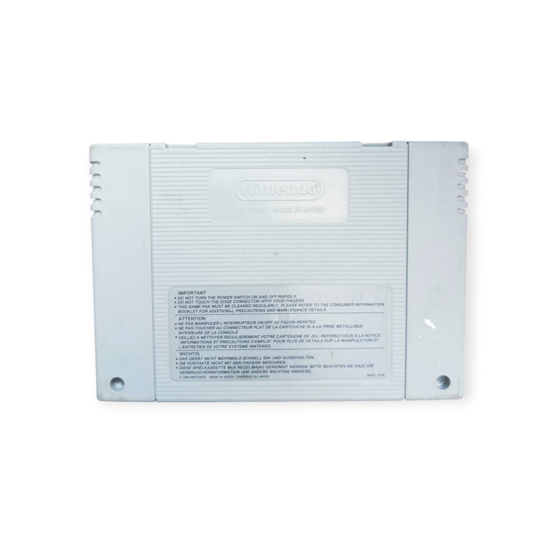 Rage – Super Nintendo (SNES) - Masaru