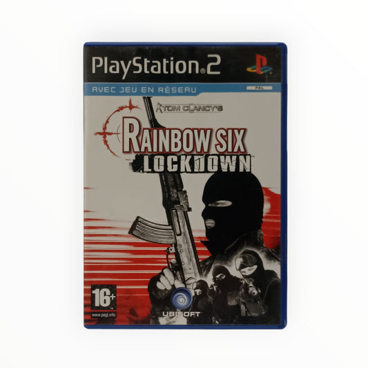 Jeu Tom Clancy's Rainbow Six Lockdown PlayStation 2 complet avec boîte, notice et disque