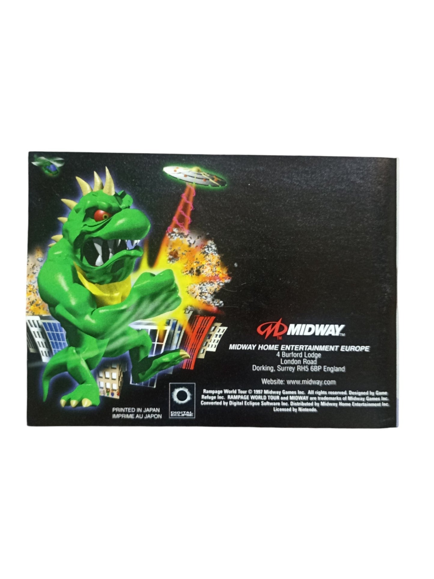 Rampage World Tour Game Boy Color – Complet en boîte avec notice - Masaru
