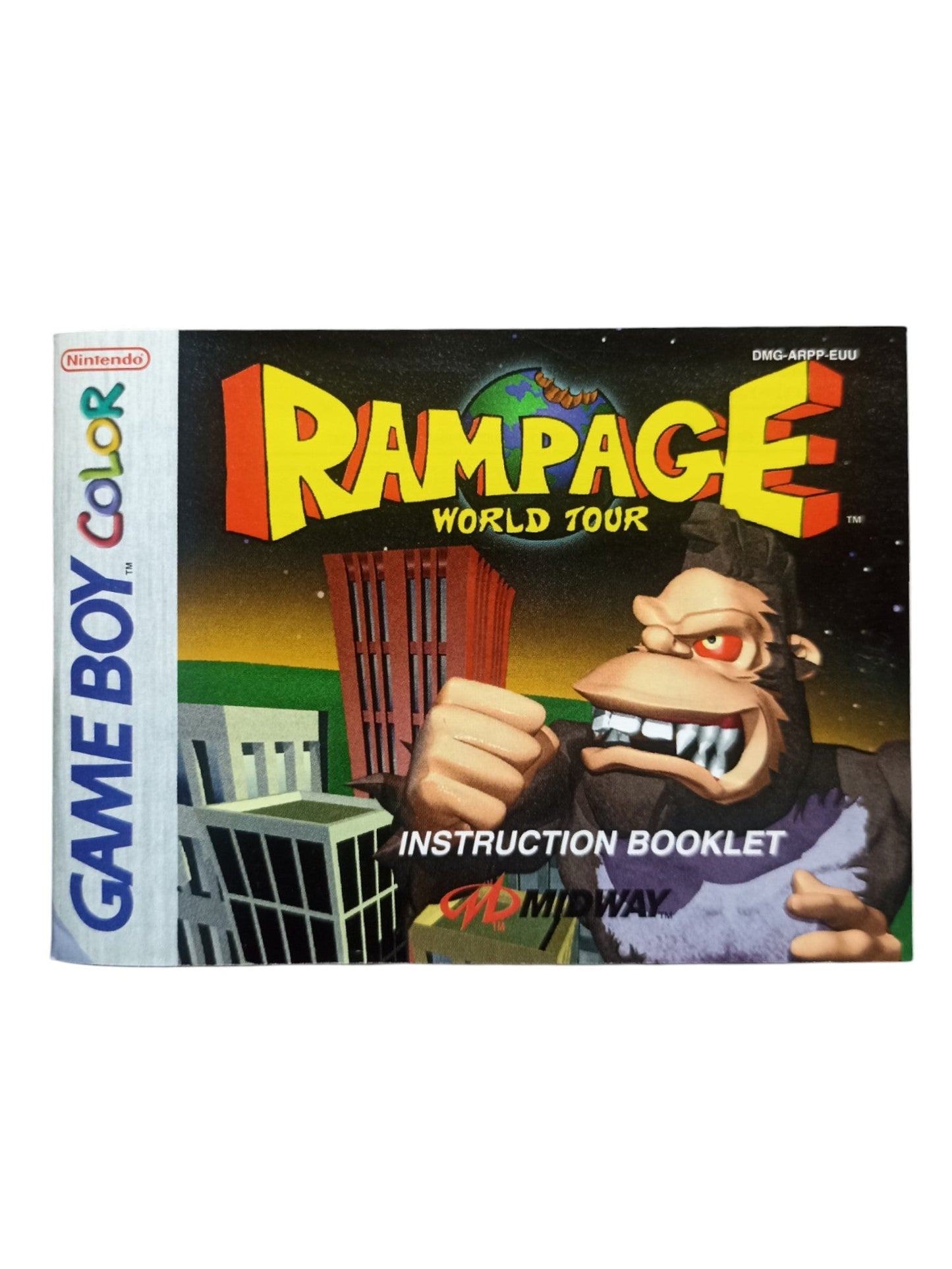 Rampage World Tour Game Boy Color – Complet en boîte avec notice - Masaru