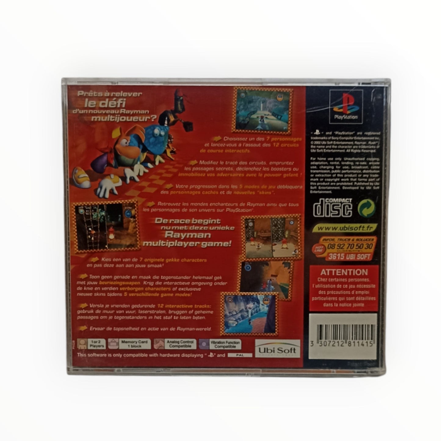 Rayman Rush – PlayStation 1 – Complet - Masaru