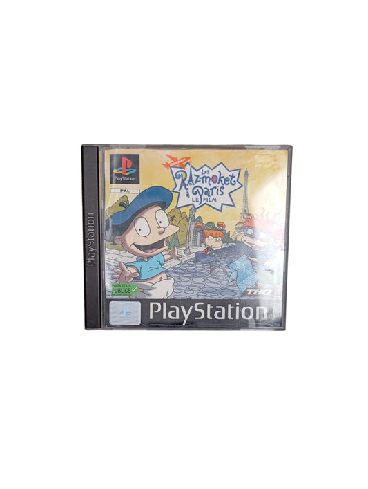 Les Razmoket à Paris PlayStation 1 complet en boîte avec disque et notice
