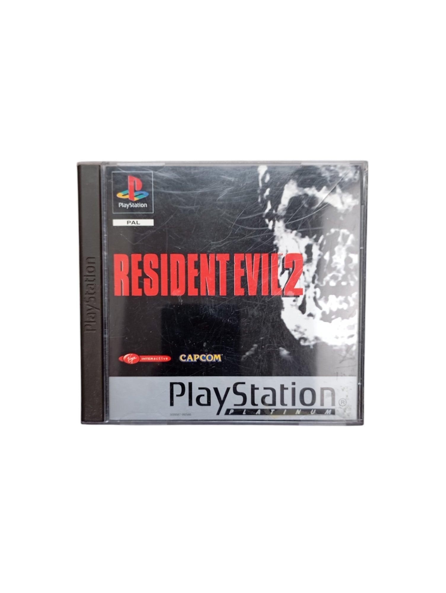 Resident Evil 2 Platinum en boîte sans notices PlayStation 1