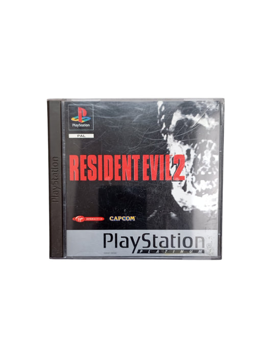 Resident Evil 2 Platinum en boîte sans notices PlayStation 1
