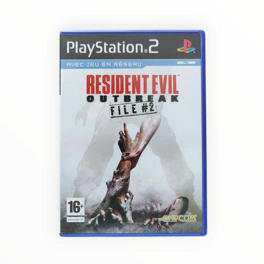 Resident Evil Outbreak File 2 complet sur PS2 avec boîte et disque originaux