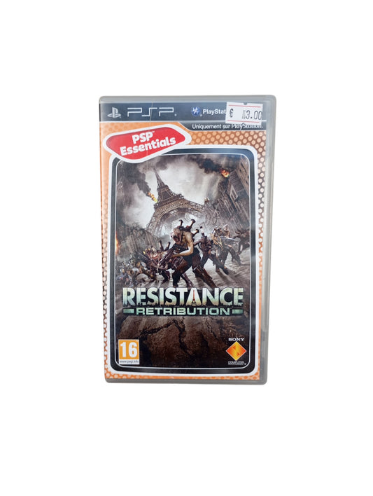 Resistance Retribution PSP Essentials en boîte avec UMD sans notice
