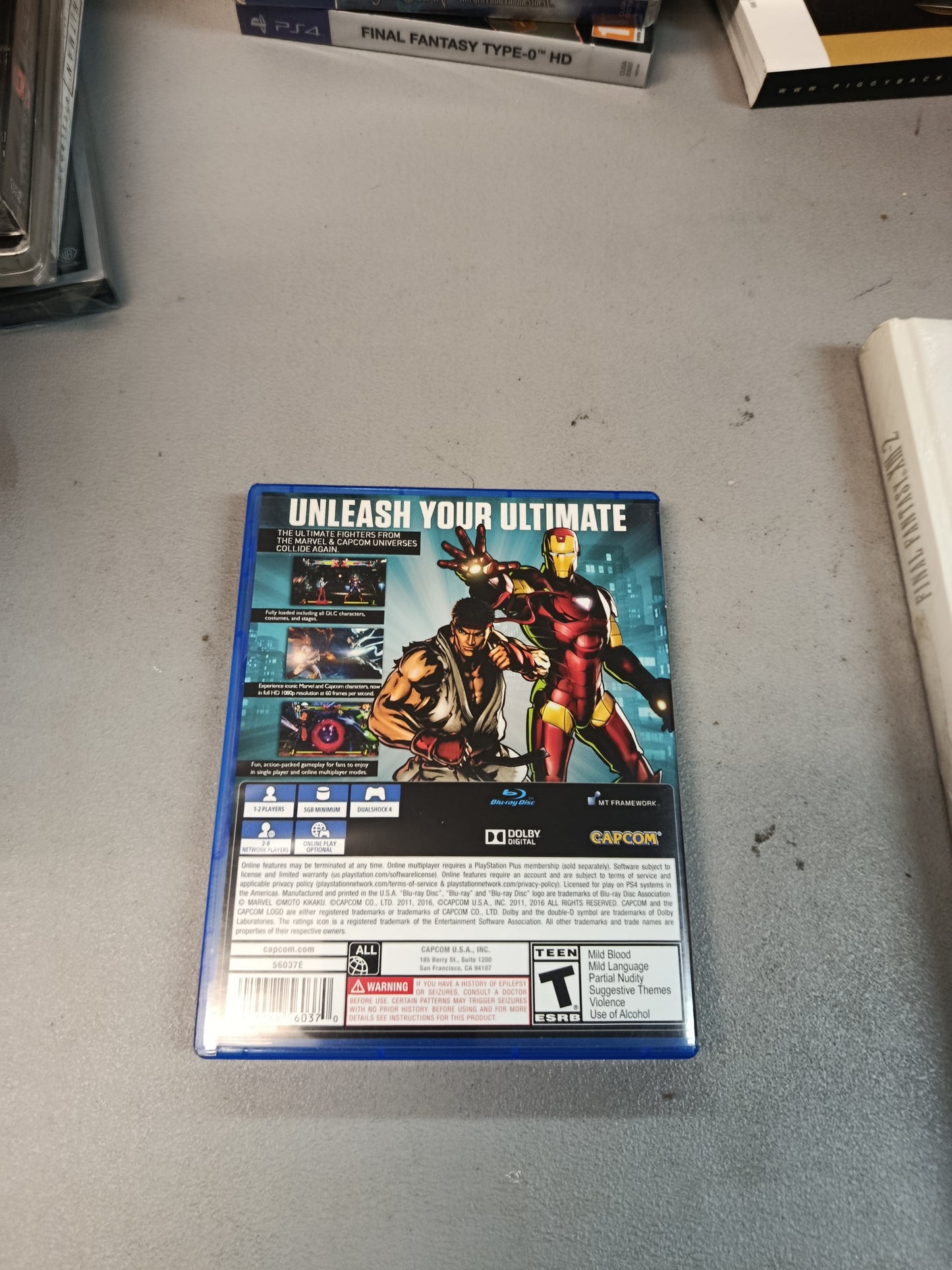 Marvel vs Capcom PlayStation 4 (PS4)