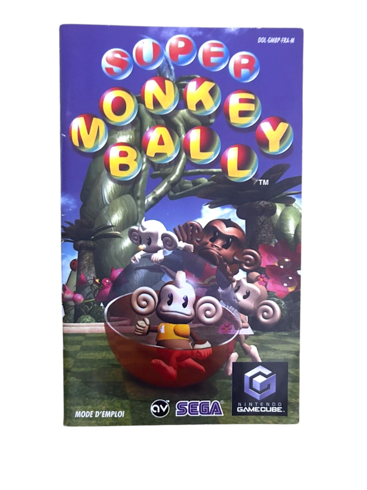 Notice Super Monkey Ball GameCube Complet en Français