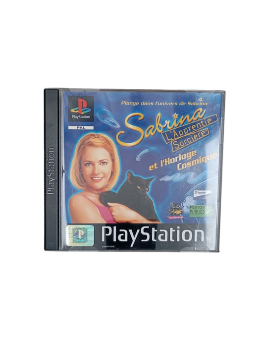 "Sabrina l’Apprentie Sorcière PlayStation 1 complet en boîte avec disque et notice