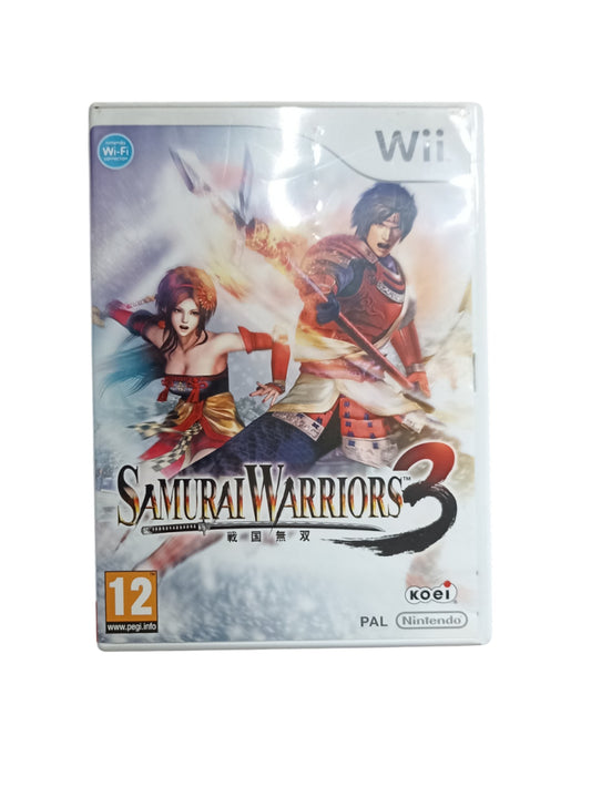 Samurai Warriors 3 Nintendo Wii complet avec boîte et disque Koei Tecmo

