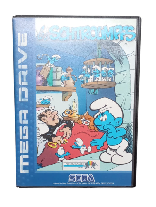 Les Schtroumpfs Sega Mega Drive jeu complet original