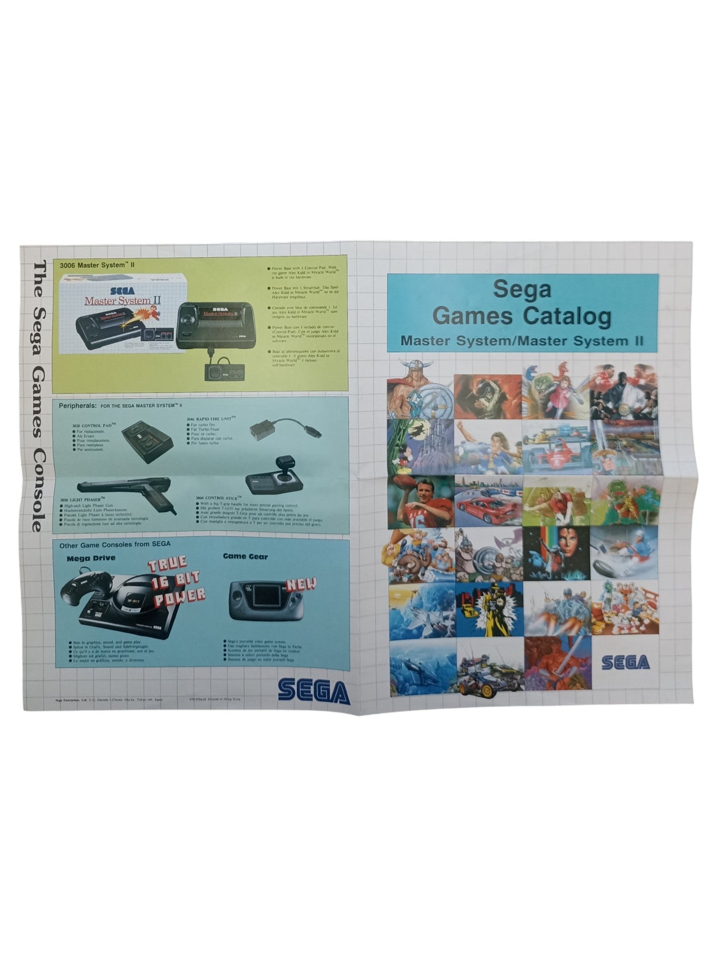 SEGA Master System II – Console en boîte avec jeu intégré Alex Kidd in Miracle World - Masaru