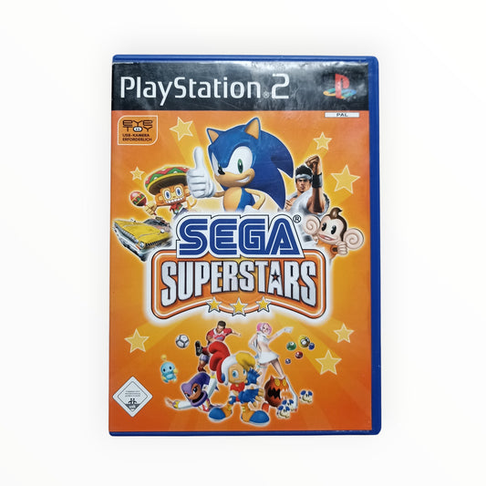Sega Superstars PlayStation 2 PS2 PAL FR disque original fonctionnel nickel