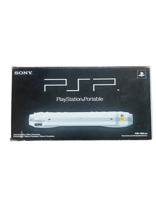 Sony PSP - 1004 Ceramic White – Console PlayStation Portable en boîte - Masaru