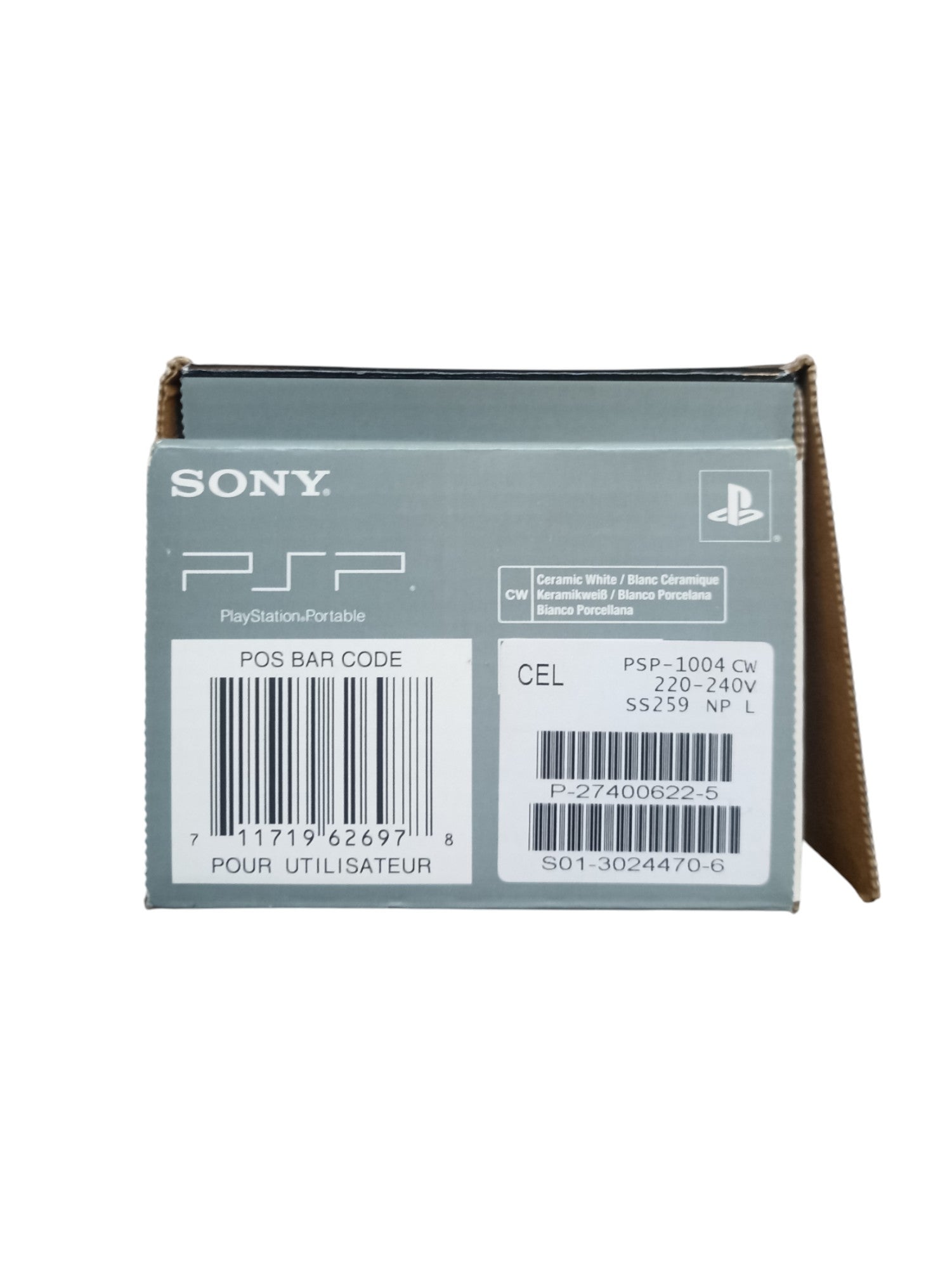 Sony PSP - 1004 Ceramic White – Console PlayStation Portable en boîte - Masaru