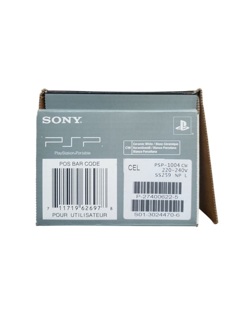 Sony PSP - 1004 Ceramic White – Console PlayStation Portable en boîte - Masaru